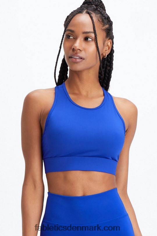Fabletics Kvinder trinity high impact sports bh 96 PNX2T1371 klassisk blå