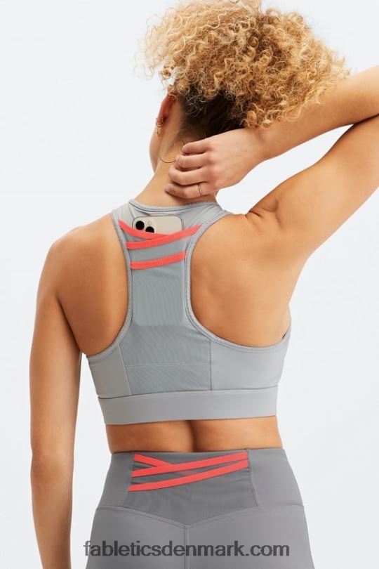 Fabletics Kvinder trinity sports-bh med høj effekt 97 PNX2T1374 stenbrudsgrå/atomare