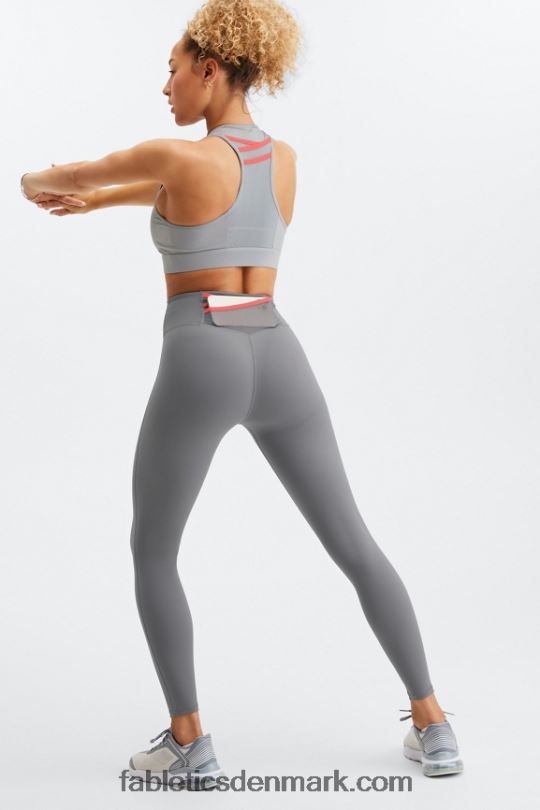 Fabletics Kvinder trinity sports-bh med høj effekt 97 PNX2T1374 stenbrudsgrå/atomare