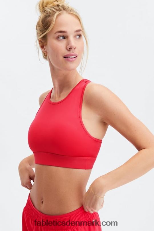 Fabletics Kvinder trinity sports-bh med høj effekt 97 PNX2T1376 læbestift rød