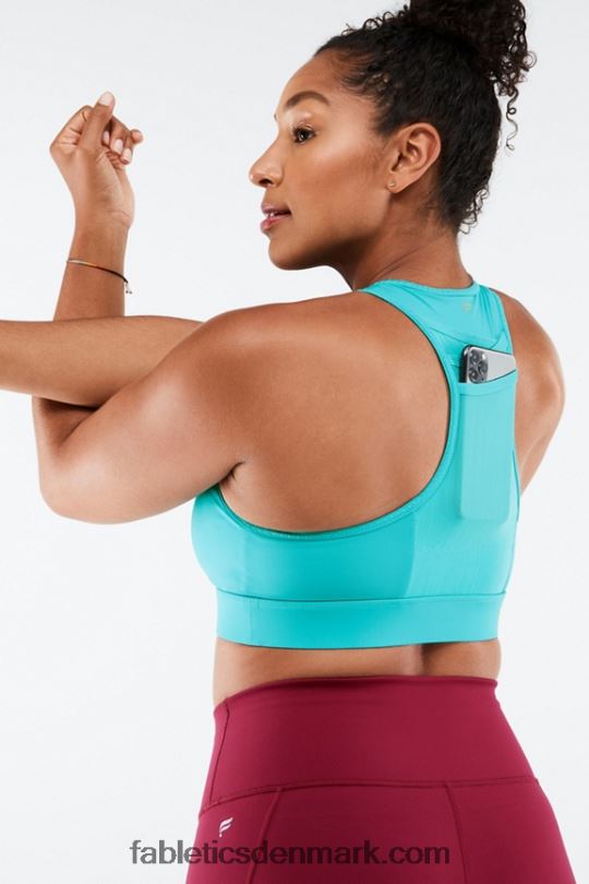 Fabletics Kvinder trinity sports-bh med høj effekt 98 PNX2T1378 aqua oase