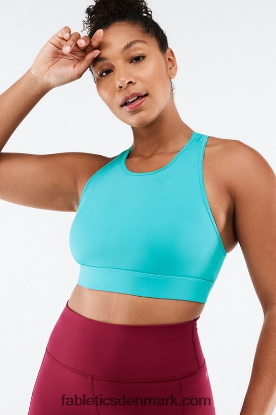 Fabletics Kvinder trinity sports-bh med høj effekt 98 PNX2T1378 aqua oase