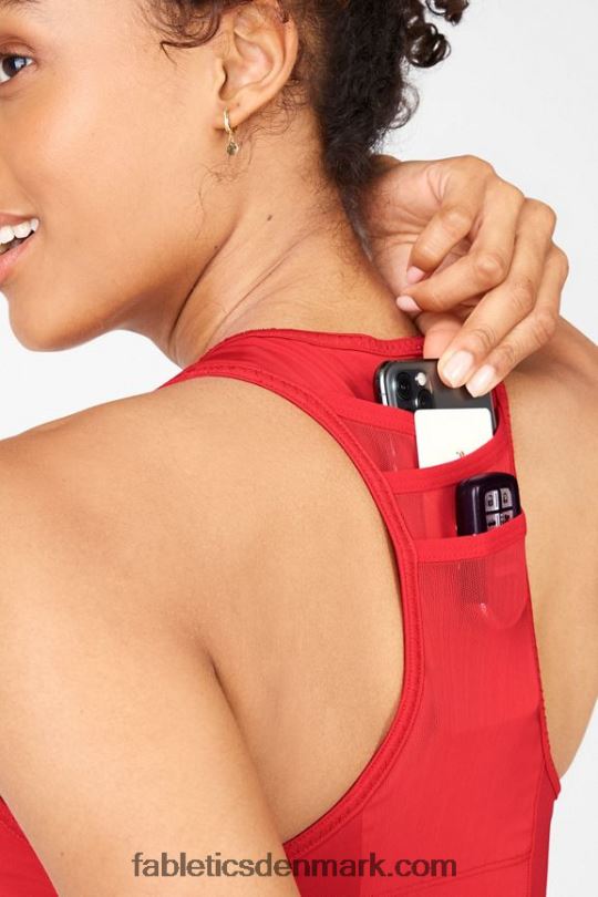 Fabletics Kvinder trinity sports-bh med høj effekt 98 PNX2T1380 vermillion