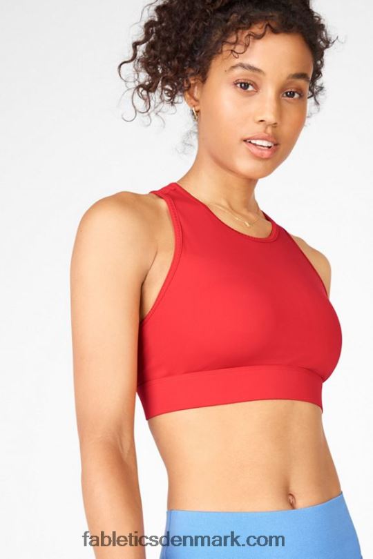 Fabletics Kvinder trinity sports-bh med høj effekt 98 PNX2T1380 vermillion