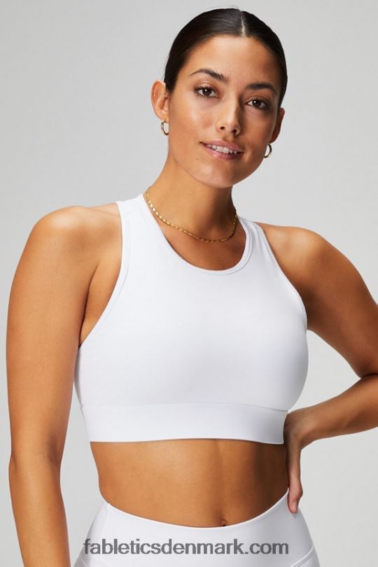 Fabletics Kvinder trinity sports-bh med høj effekt 98 PNX2T1381 klassisk hvid