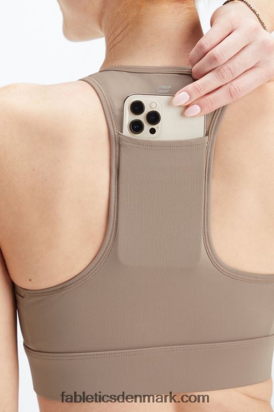 Fabletics Kvinder trinity utility sports-bh med høj effekt PNX2T1416 røg