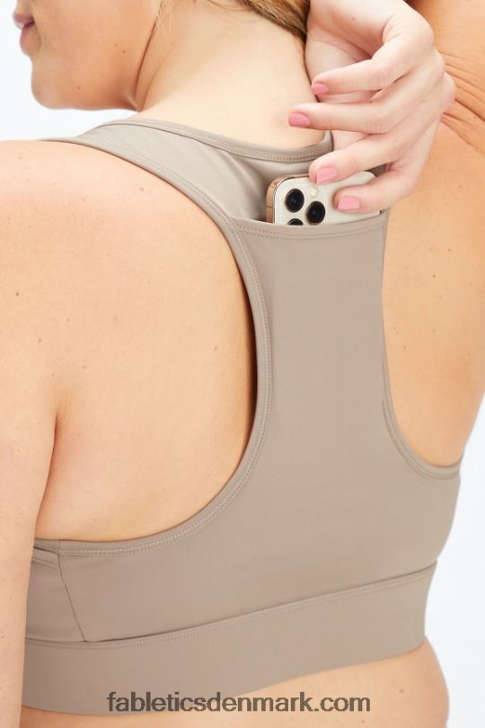 Fabletics Kvinder trinity utility sports-bh med høj effekt PNX2T1417 røg
