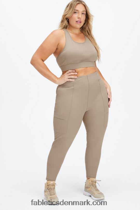 Fabletics Kvinder trinity utility sports-bh med høj effekt PNX2T1417 røg