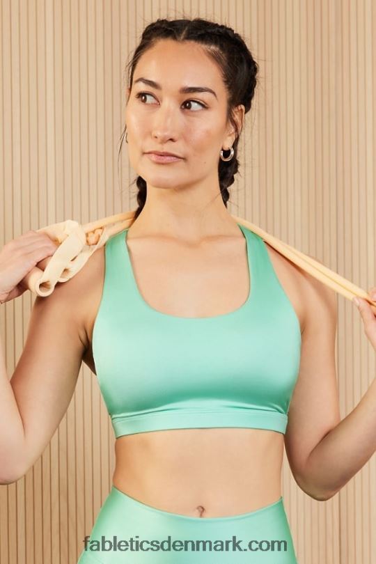 Fabletics Kvinder boost medium impact sports bh 118 PNX2T1772 digital tidevandsglans/sukkerkalk