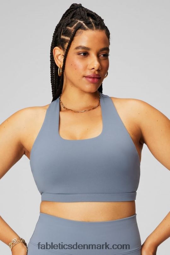 Fabletics Kvinder boost medium impact sports bh 118 PNX2T1774 stormsky/ombre hele dagen