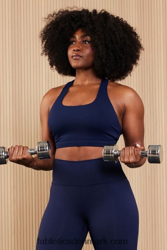 Fabletics Kvinder boost medium impact sports bh 118 PNX2T1775 dyb navy/multi