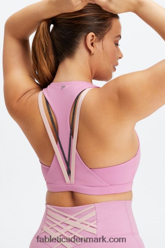 Fabletics Kvinder boost medium impact sports bh 122 PNX2T1791 diset lilla/multi