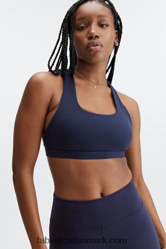 Fabletics Kvinder boost medium impact sports bh 123 PNX2T1799 dyb navy/regnsky