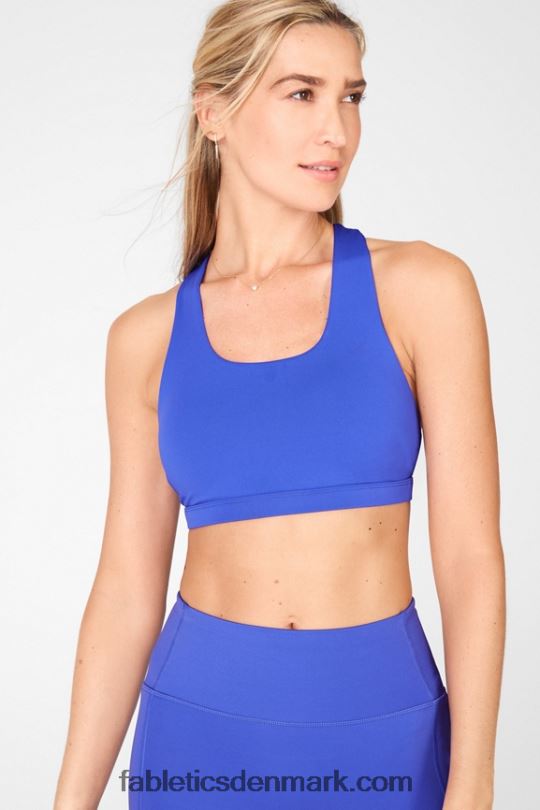 Fabletics Kvinder boost medium impact sports bh 124 PNX2T1805 lapis