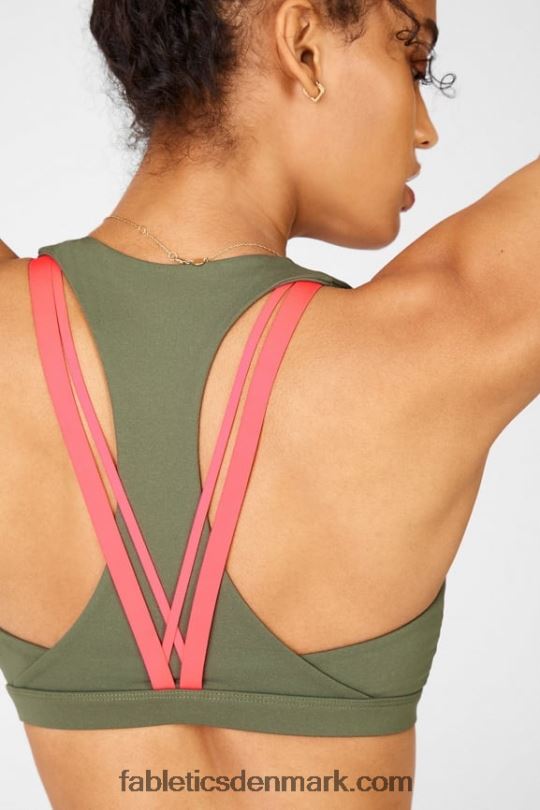 Fabletics Kvinder boost medium impact sports bh 125 PNX2T1810 safari/ørkenrose