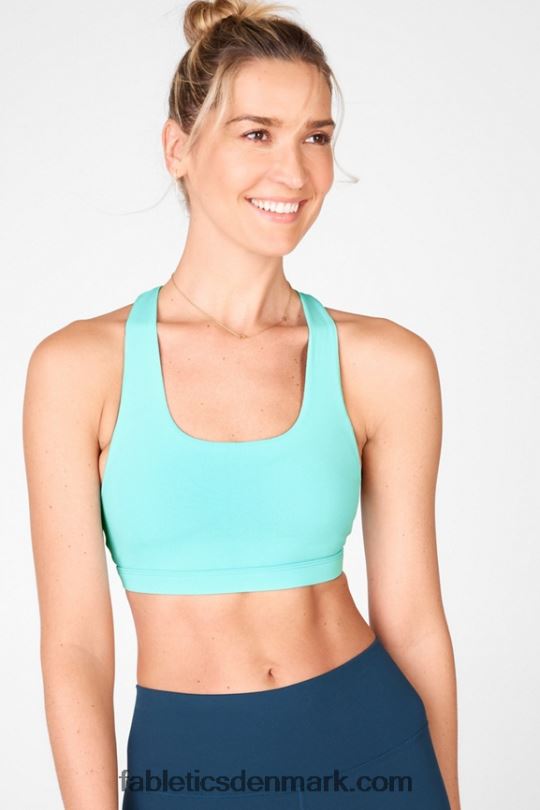 Fabletics Kvinder boost medium impact sports bh 126 PNX2T1814 blå klokke