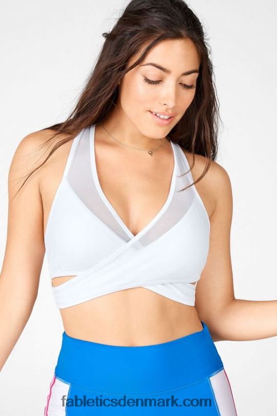 Fabletics Kvinder faye medium impact sports bh ii PNX2T1911 hvid