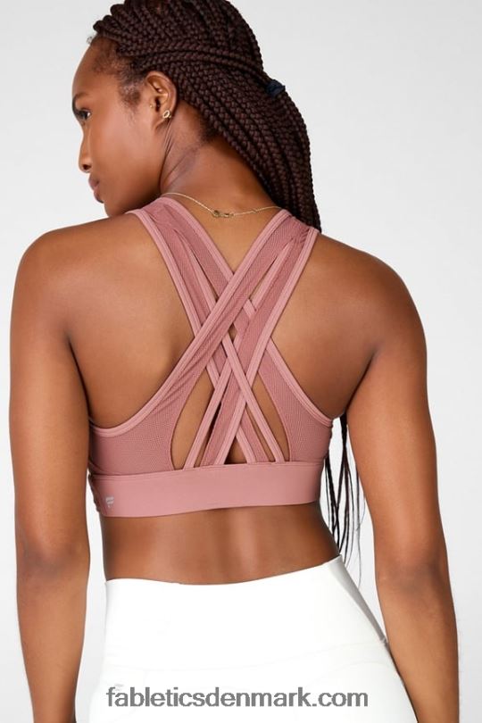 Fabletics Kvinder faye medium impact sports bh ii PNX2T1912 orkidé røg