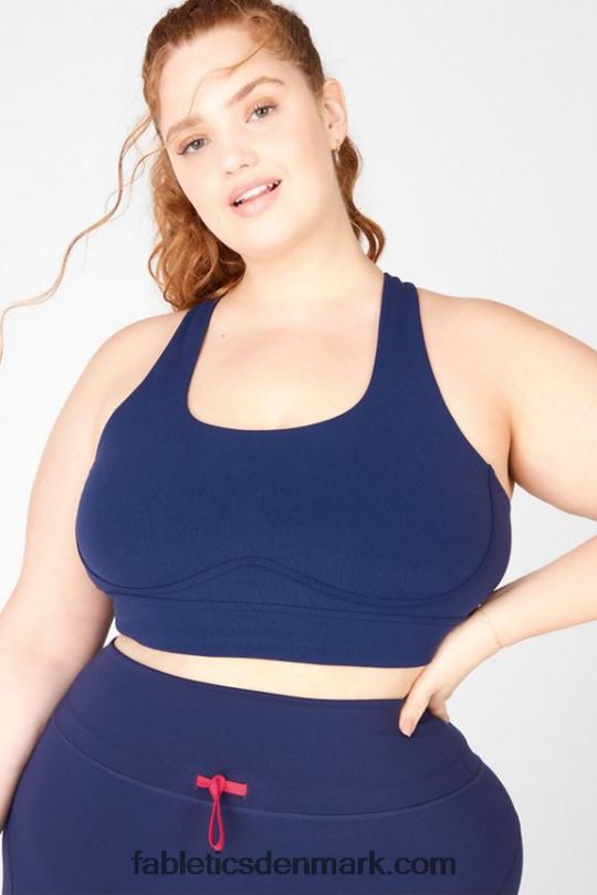 Fabletics Kvinder freya sculptknit sports-bh PNX2T1902 afgrund/vermilion