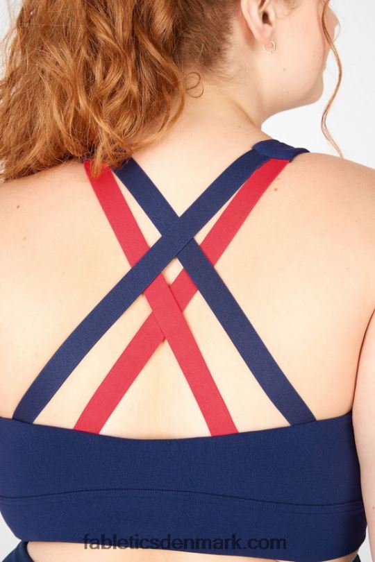 Fabletics Kvinder freya sculptknit sports-bh PNX2T1902 afgrund/vermilion