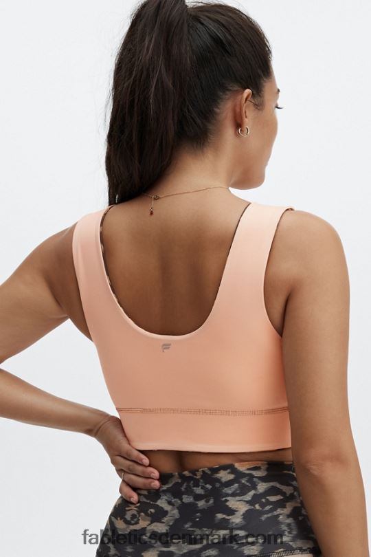 Fabletics Kvinder harlow vendbar sports-bh med medium slagkraft PNX2T1866 vild camo/gaia