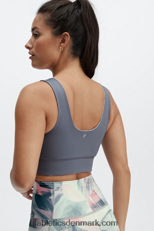Fabletics Kvinder harlow vendbar sports-bh med medium slagkraft PNX2T1867 drømmelandskab/regnsky
