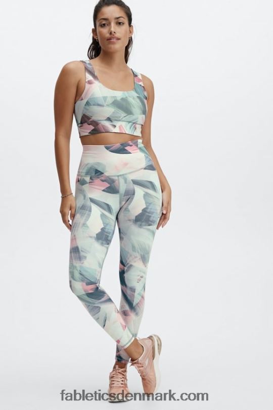 Fabletics Kvinder harlow vendbar sports-bh med medium slagkraft PNX2T1867 drømmelandskab/regnsky