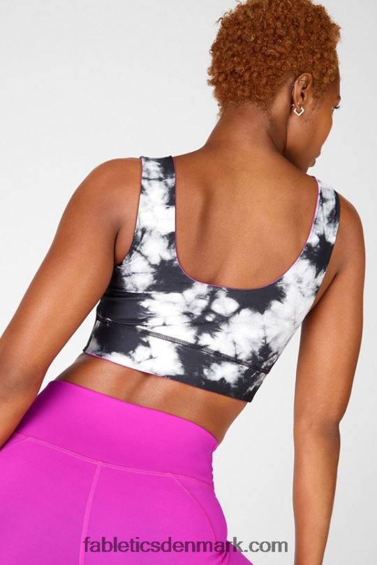 Fabletics Kvinder harlow vendbar sports-bh med medium slagkraft PNX2T1878 fiesta/statisk
