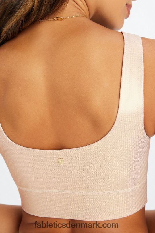 Fabletics Kvinder harlyn medium impact sports bh PNX2T1846 guld hologram