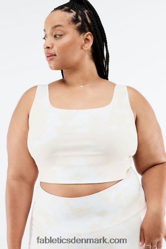 Fabletics Kvinder harlyn midi sports-bh med medium slagkraft PNX2T1858 honningmælk magma