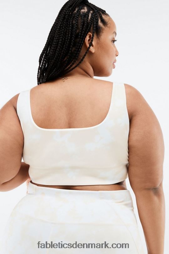 Fabletics Kvinder harlyn midi sports-bh med medium slagkraft PNX2T1858 honningmælk magma