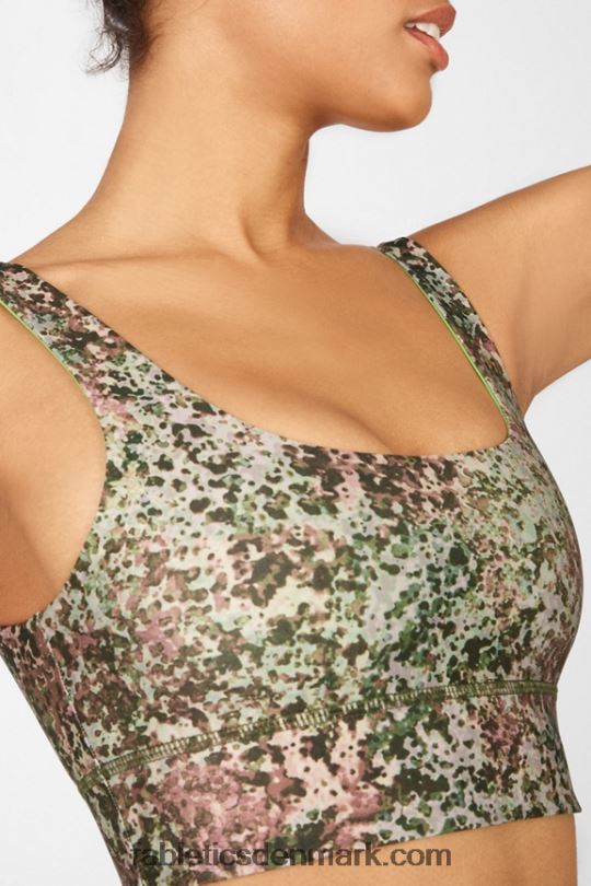 Fabletics Kvinder harlyn vendbar bh PNX2T1906 jord/grøn citrus