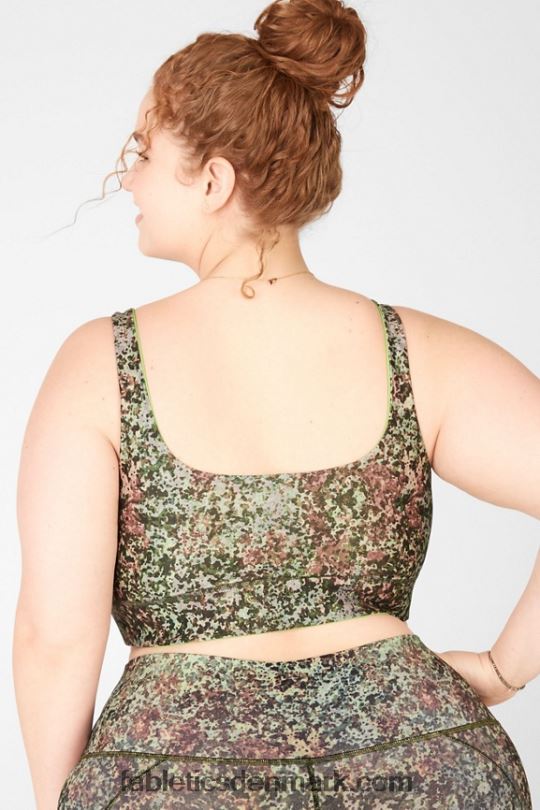 Fabletics Kvinder harlyn vendbar bh PNX2T1907 jord/grøn citrus