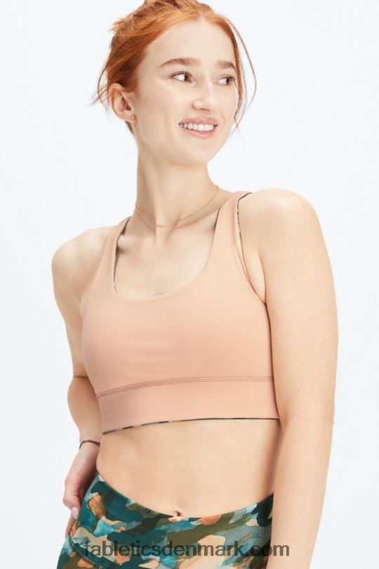 Fabletics Kvinder harlyn vendbar midi sports-bh med medium slagkraft PNX2T1855 pensel camo/pink nuance