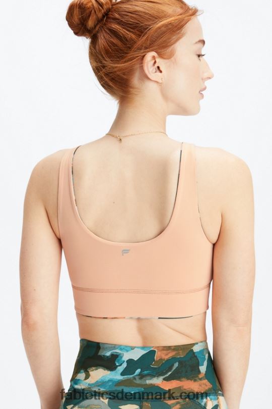 Fabletics Kvinder harlyn vendbar midi sports-bh med medium slagkraft PNX2T1855 pensel camo/pink nuance