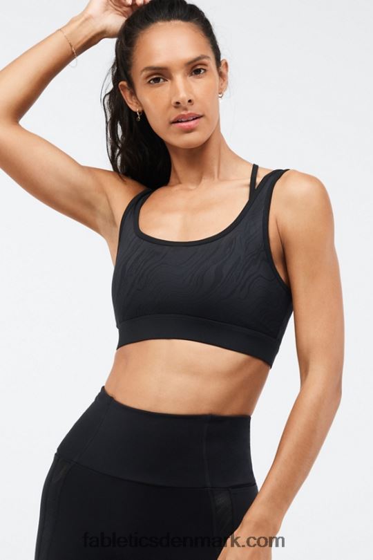 Fabletics Kvinder kira medium impact sports bh PNX2T1896 sort