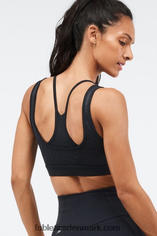 Fabletics Kvinder kira medium impact sports bh PNX2T1896 sort