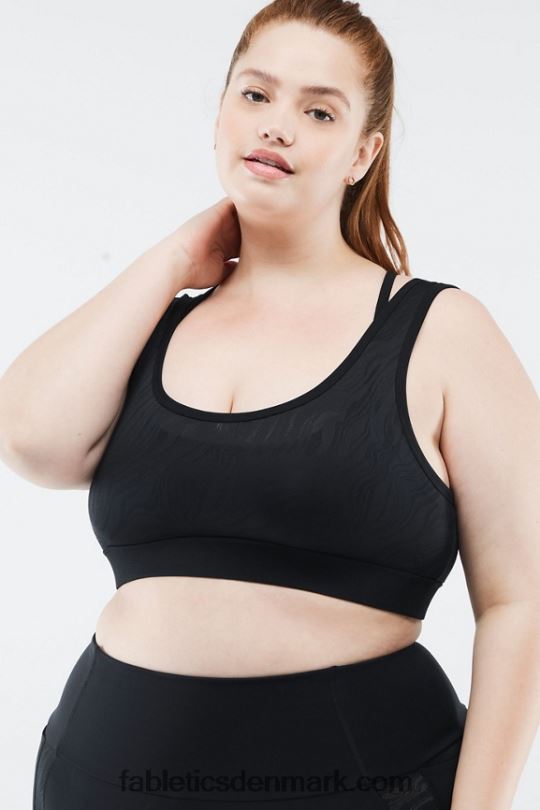 Fabletics Kvinder kira medium impact sports bh PNX2T1897 sort