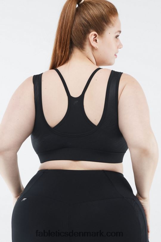 Fabletics Kvinder kira medium impact sports bh PNX2T1897 sort