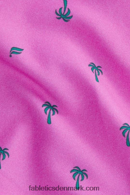 Fabletics Kvinder oasis twist sports bh 105 PNX2T1702 pink escape palm palme