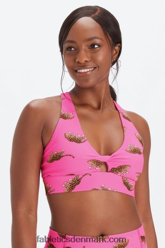 Fabletics Kvinder oasis twist sports bh 106 PNX2T1705 vilde hjerter