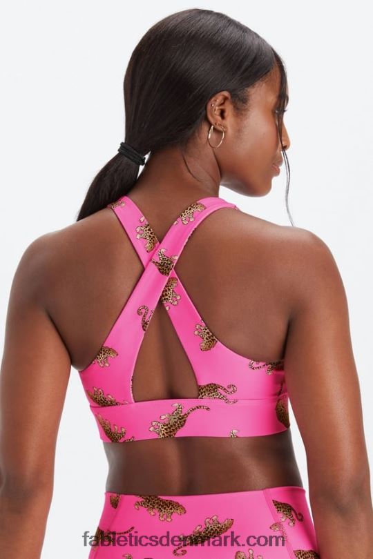 Fabletics Kvinder oasis twist sports bh 106 PNX2T1705 vilde hjerter