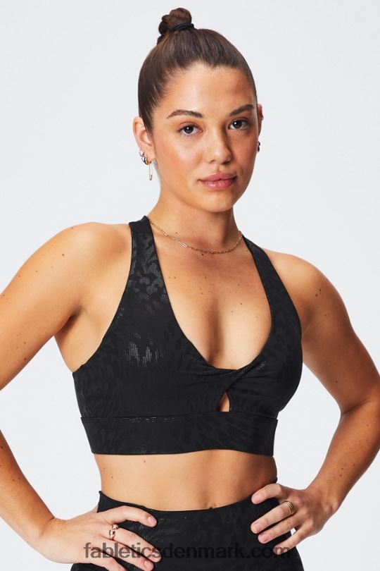 Fabletics Kvinder oasis twist sports bh 106 PNX2T1708 folie elskere og venner