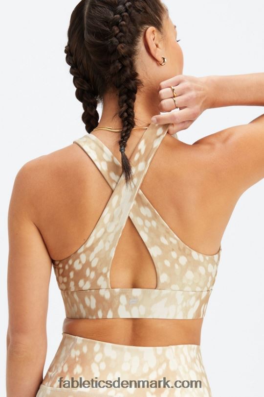 Fabletics Kvinder oasis twist sports bh 107 PNX2T1709 plettet dåe