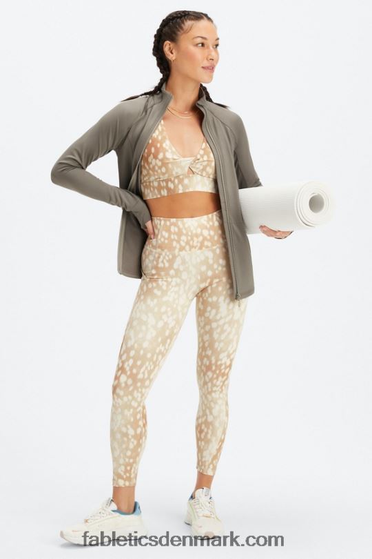 Fabletics Kvinder oasis twist sports bh 107 PNX2T1709 plettet dåe