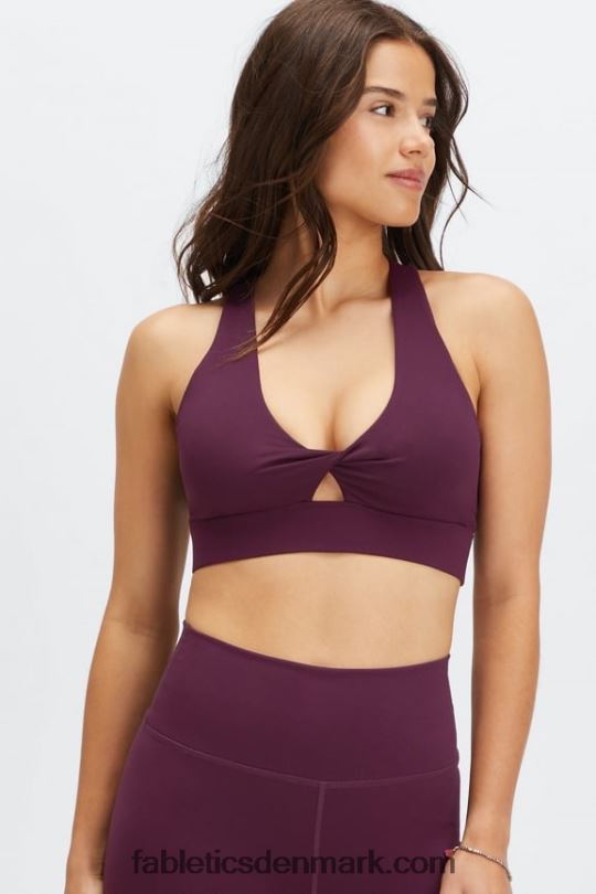 Fabletics Kvinder oasis twist sports bh 107 PNX2T1713 bordeaux