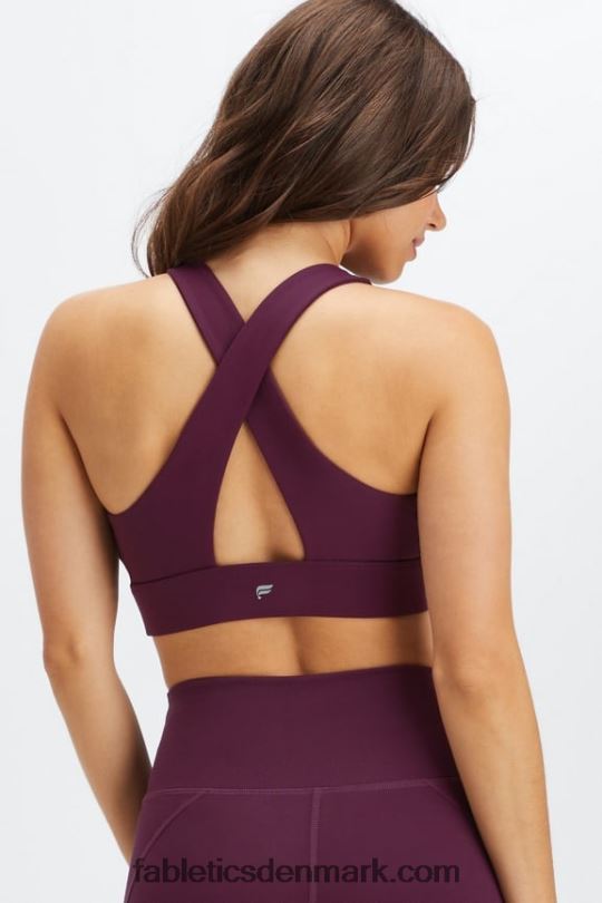 Fabletics Kvinder oasis twist sports bh 107 PNX2T1713 bordeaux