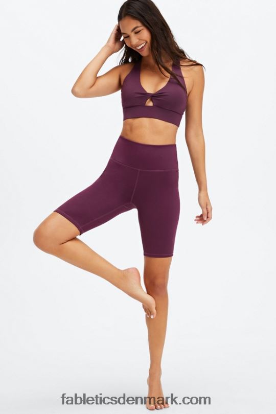 Fabletics Kvinder oasis twist sports bh 107 PNX2T1713 bordeaux