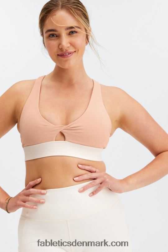 Fabletics Kvinder oasis twist sports bh 108 PNX2T1717 pink nuance/hejre