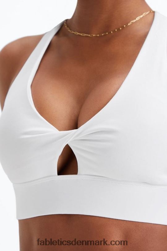Fabletics Kvinder oasis twist sports bh 109 PNX2T1721 lyse hvid